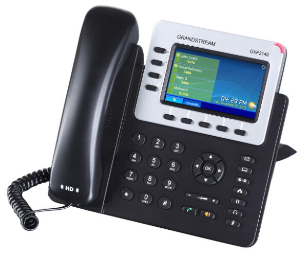 The GXP2140 is a state-of-the-art enterprise grade IP phone that features up to 4 lines