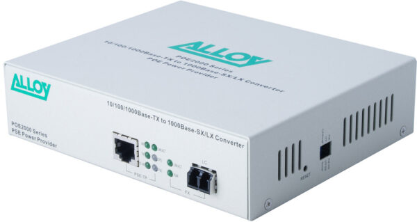 The POE2000LC.10 Gigabit Ethernet PoE Media Converter