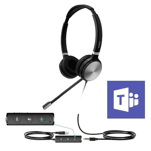 This Yealink TEAMS edition UH36 is a USB wired headset especially designed for Unified Communication