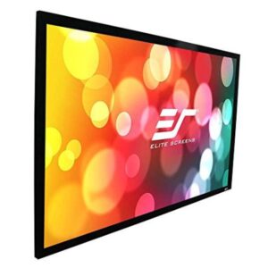 92 FIXED FRAME 169 PROJECTOR SCREEN CINEWHITE SABLE FRAME B2