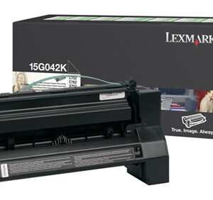 Lexmark High Yield Return Programme Print Cartridge for C752 C762 & X752 Printer Series 15000 Pages Yield Black