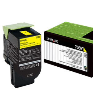 Lexmark Return Programme Toner Cartridge for CS/CX310 410 & 510 Printer Series 1000 Pages Yield Yellow