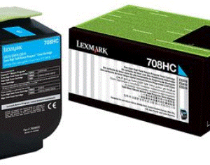 Lexmark High Yield Corporate Toner Cartridge for CX/CS410 510 & CS310 Printer Series 3000 Pages Yield Cyan