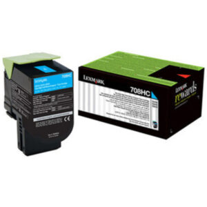 Lexmark High Yield Corporate Toner Cartridge for CX510 & CS510 Printer Series 4000 Pages Yield Cyan