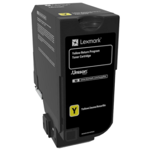 Lexmark Return Programme Toner Cartridge for CS720 CS725 & CX725 Printer Series 3000 Pages Yield Yellow
