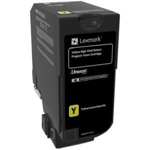 Lexmark High Yield Return Programme Toner Cartridge for CS725 Printer Series 12000 Pages Yield Yellow