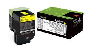 Lexmark Corporate Toner Cartridge for CX310 CX410 & CX510 Printer Series 2000 Pages Yield Yellow