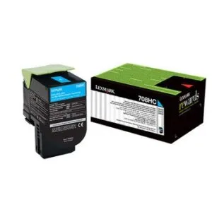 Lexmark808XCE CYAN EXTRA HIGH YIELD CORPORATE TONER CARTRIDGE 4K CX510Laser Toner