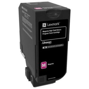 Lexmark High Yield Return Programme Toner Cartridge for CX725 Printer Series 16000 Pages Yield Magenta