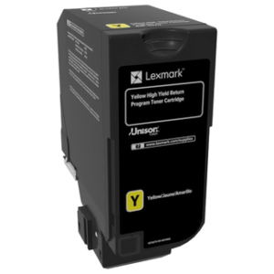 Lexmark High Yield Return Programme Toner Cartridge for CX725 Printer Series 16000 Pages Yield Yellow