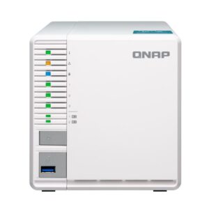 QNAP TS-351-2G 3 Bay NAS Intel® Celeron® J1800 dual-core 2.41 GHz processor 2 GB SODIMM DDR3L Hot-swappable 1xUSB 3.2 1xGbE 2 yrs warranty