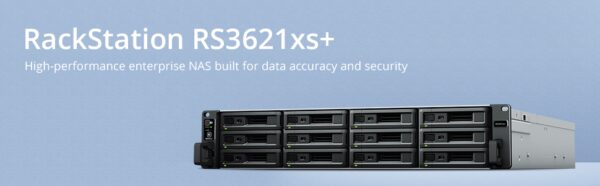 The 12-bay RS3621xs+ is capable of delivering over 238K 4K random read IOPS and 5