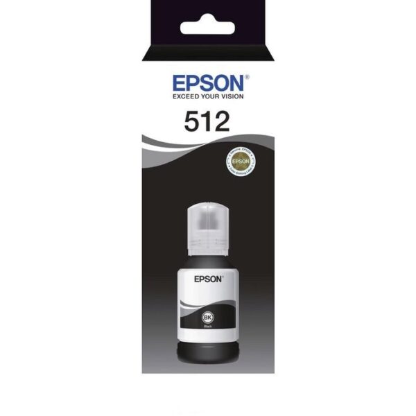 EPSON ECOTANK T512 BLACK INK BOTTLE ECOTANK ET-7700 ET-7750