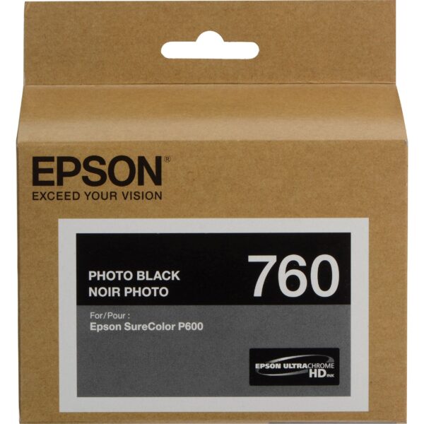 EPSON ULTRACHROME HD INK SURECOLOR SC-P600 PHOTO BLACK INK CART