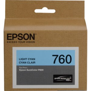 EPSON ULTRACHROME HD INK SURECOLOR SC-P600 LIGHT CYAN INK CART