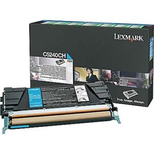 Lexmark Return Programme Toner Cartridge for C524 C532 & C534 Printer Series 5000 Pages Yield Cyan
