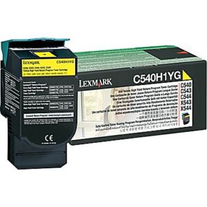 Lexmark Return Programme Toner Cartridge for C54x & X54x Printer Series 2000 Pages Yield Yellow