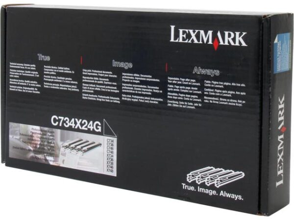 Lexmark Photoconductor Kit for C/X73x & 74x Printer Series 20000 Pages Yield 4/Pack
