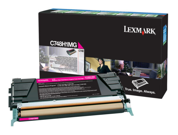 Lexmark Return Programme Toner Cartridge for C748 & X748 Printer Series 10000 Pages Yield Magenta