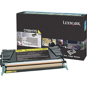 Lexmark Return Programme Toner Cartridge for C748 & X748 Printer Series 10000 Pages Yield Yellow