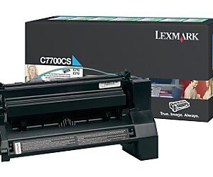 Lexmark Return Programme Print Cartridge for C772 & X772 Printer Series 6000 Pages Yield Cyan