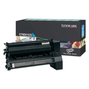 Lexmark Return Programme Print Cartridge for C/X782 & 782XL Printer Series 15000 Pages Yield Cyan