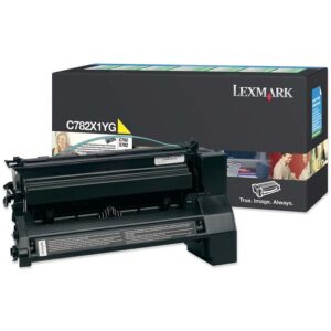 Lexmark Return Programme Print Cartridge for C/X782 & 782XL Printer Series 15000 Pages Yield Yellow