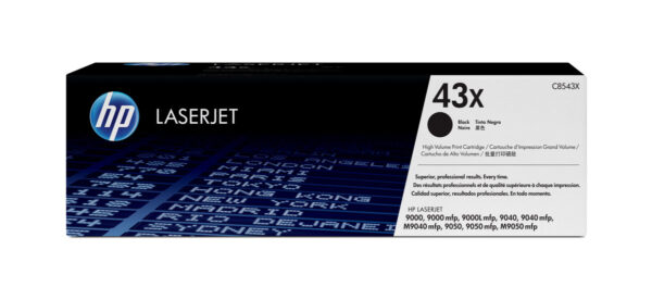 HP 43X BLACK TONER 30000 PAGE YIELD FOR LJ 9000