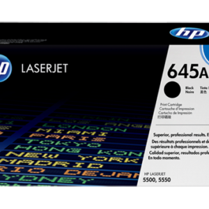 HP 645A BLACK TONER 13000 PAGE YIELD FOR CLJ 5500 5550