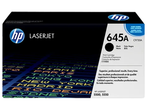 HPHP 645A BLACK TONER 13000 PAGE YIELD FOR CLJ 5500 5550Laser Toner