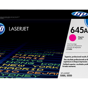 HP 645A MAGENTA TONER 12000 PAGE YIELD FOR CLJ 5500 5550