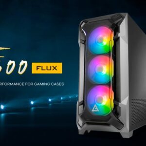 The DF600 FLUX mid-tower gaming case is well equipped with an industry-leading design of advanced ventilation