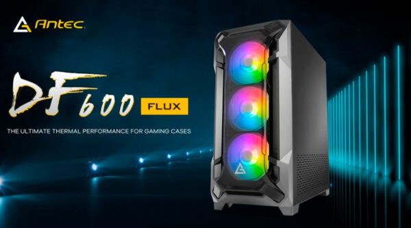 The DF600 FLUX mid-tower gaming case is well equipped with an industry-leading design of advanced ventilation