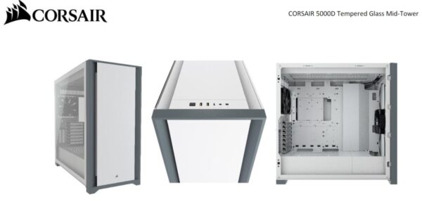 The CORSAIR 5000D is a mid-tower ATX case that shows off your PC