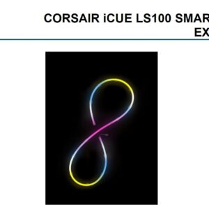 Enhance your ambient lighting setup with a CORSAIR iCUE LS100 Smart Lighting Strip Expansion