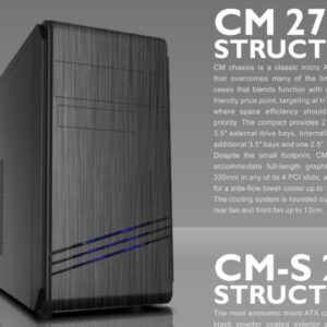 CaseCom CM-272 Case with 550W Power Supply