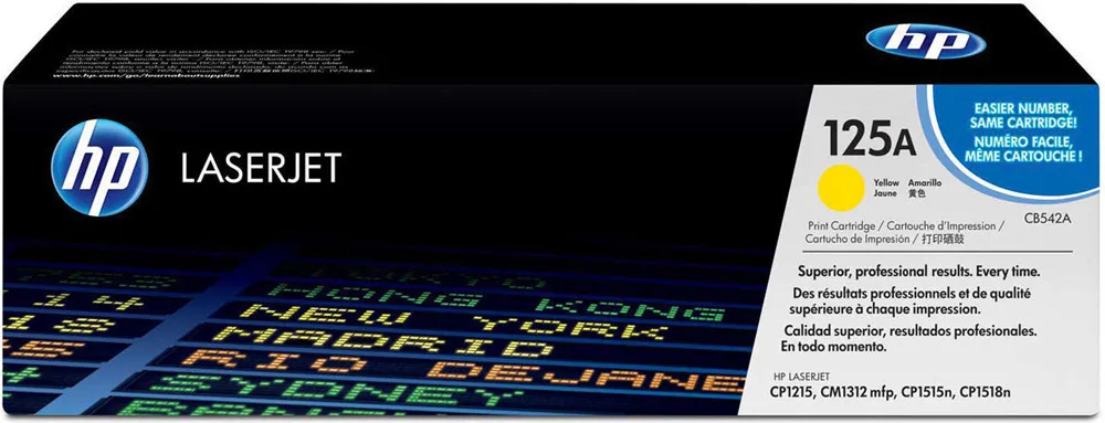 HPHP 125A YELLOW TONER 1400 PAGE YIELD FOR CLJ CM1312 CP15XXLaser Toner