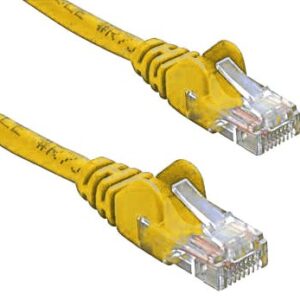 UTP stranded conductor Cat-5E patch cords with 4 twisted pairs using T568A color code. Injection-molded plug boots provide excellent strain relief. Full color choice available in lengths up to 50 metres. Packaged in Powermaster® heat-sealed hang-sell bags.
