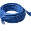 8Ware CAT6A Cable 15m - Blue Color RJ45 Ethernet Network LAN UTP Patch Cord Snagless – 8ware CB8W-PL6A-15BLU Network Cables Product Image