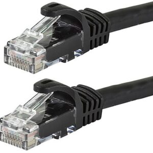 Astrotek CAT6 Cable 2m - Black Color Premium RJ45 Ethernet Network LAN UTP Patch Cord 26AWG CU Jacket