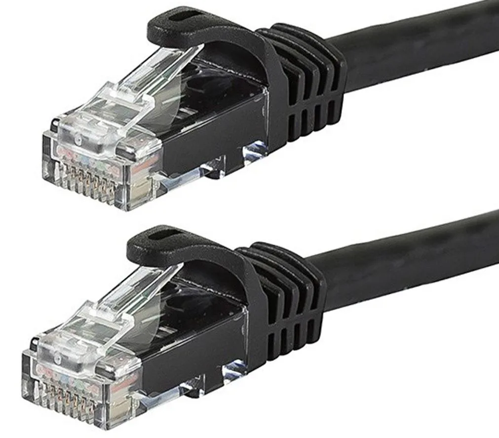 Astrotek CAT6 Cable 2m - Black Color Premium RJ45 Ethernet Network LAN UTP Patch Cord 26AWG CU Jacket – Astrotek CBAT-RJ45BLKU6-2M Network Cables Product Image