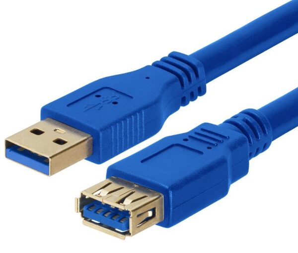 Astrotek USB 3.0 Cable 1m - Type A Male to Type A Female Blue Colour