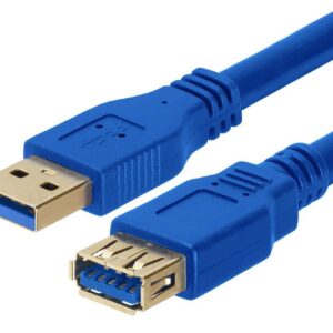 Astrotek USB 3.0 Cable 2m - Type A Male to Type A Female Blue Colour