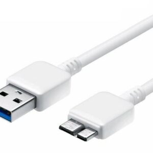 Astrotek Data Charging Cable 1m - USB 3.0 Type A Male to Micro B for Galaxy S5/Note/Tablet Nickle Plated White PVC Jacket