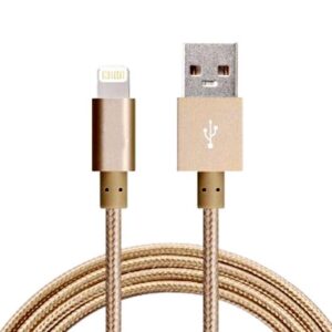 Astrotek 5m USB Lightning Data Sync Charger Gold Color Cable for iPhone 6S 6 Plus 5 5S iPad Air Mini iPod