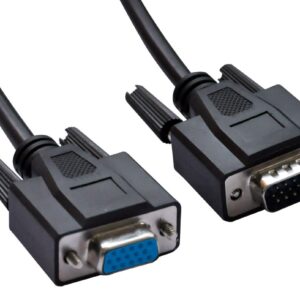 Astrotek VGA Extension Cable 4.5m - 15 pins Male to 15 pins Female for Monitor PC Molded Type Black