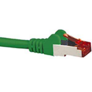 Hypertec CAT6A Shielded Cable 0.5m Green Color 10GbE RJ45 Ethernet Network LAN S/FTP Copper Cord 26AWG LSZH Jacket