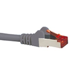 Hypertec CAT6A Shielded Cable 10m Grey Color 10GbE RJ45 Ethernet Network LAN S/FTP LSZH Cord 26AWG PVC Jacket