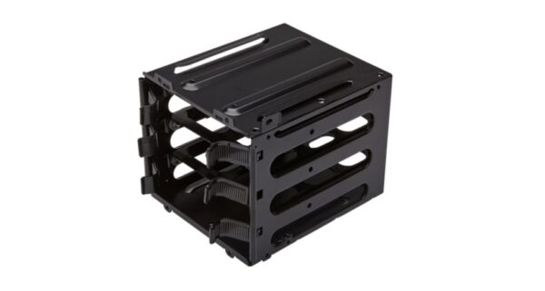 HDD upgrade kit with 3x hard drive trays and secondary hard drive cage parts (Graphite 600T
