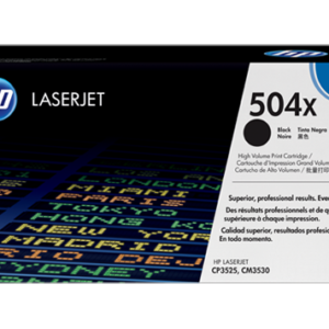 HP CE250X BLACK TONER 10500 PAGE YIELD FOR CP3520 CM3530